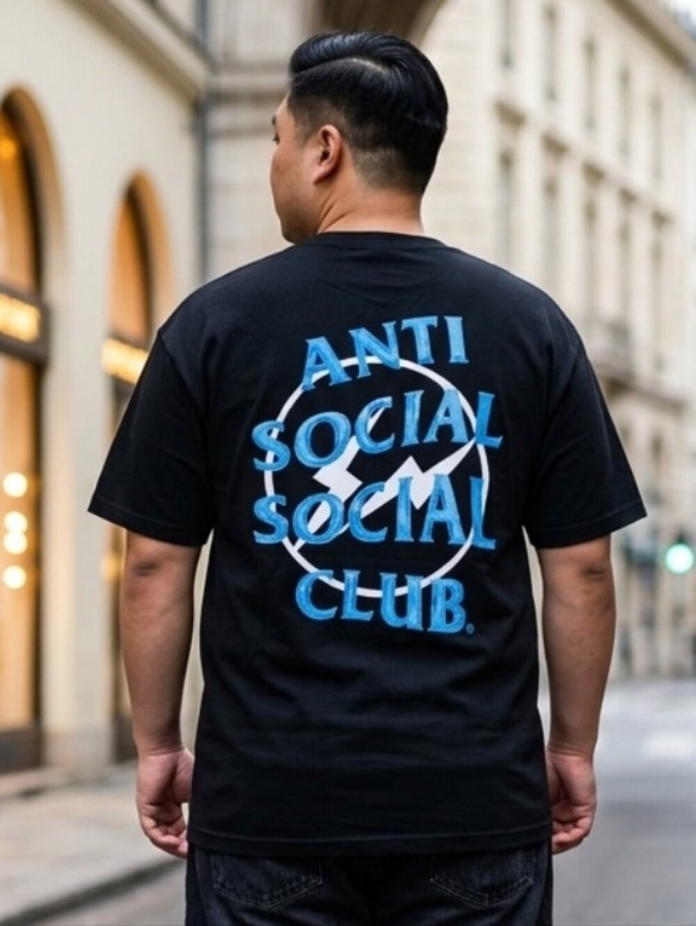 Anti Social Social Club X Fragment Precious Petals Tee -Black/Blue